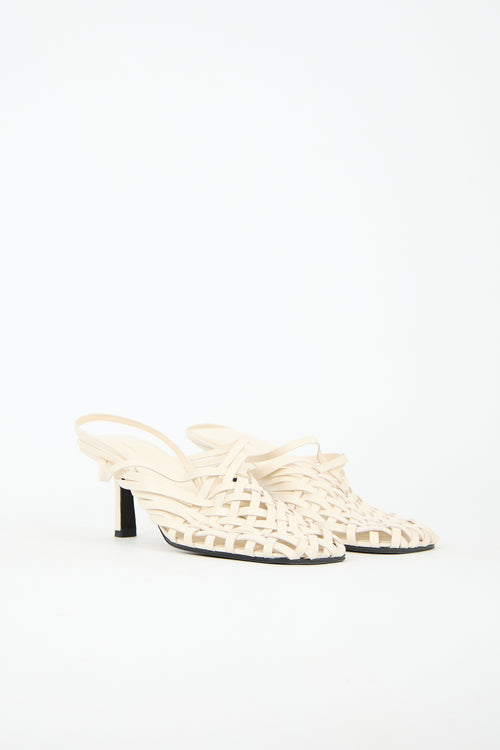 The Row Woven Leather Mule