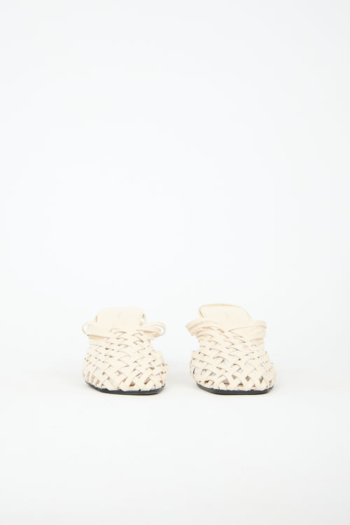 The Row Woven Leather Mule