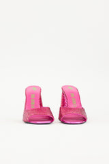 The Attico Glitter Luz Mule