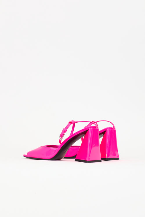 The Attico Patent Piper Heel