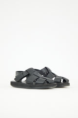 The Row Leather Fisherman Sandal