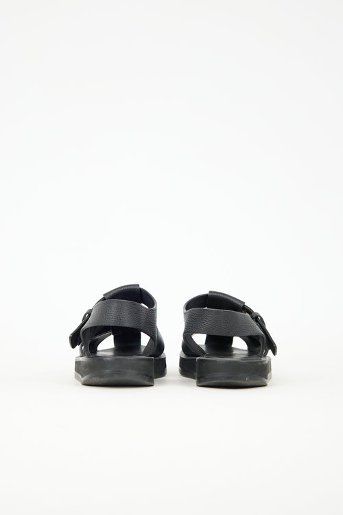 The Row Leather Fisherman Sandal