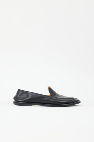 The Row Leather Canal Flat