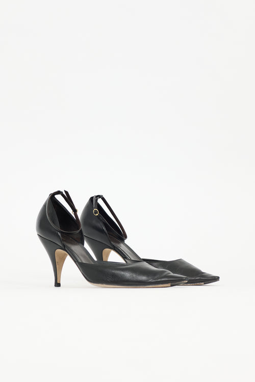 The Row Leather Liisa Heel