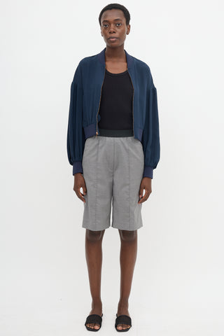 Tibi Silk Bomber Jacket