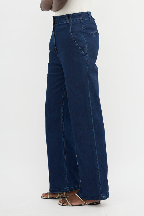 Tibi Barry Straight Leg Jeans
