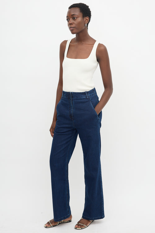 Tibi Barry Straight Leg Jeans