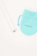 Tiffany & Co. X Elsa Peretti Sterling Silver Bean Pendant Necklace
