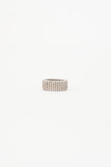Tiffany & Co. Silver Wide Chainmail Somerset Ring