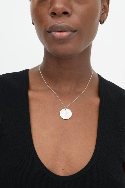 Tiffany & Co. Sterling Silver Notes Wave Necklace