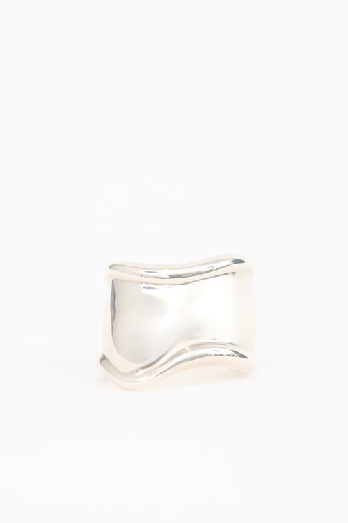 Tiffany & Co. X Elsa Peretti Sterling Silver Bone Cuff