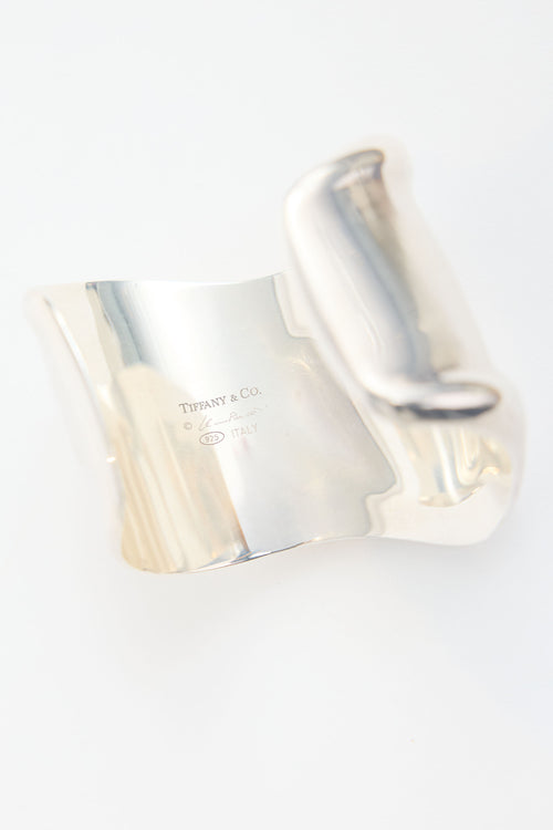Tiffany & Co. X Elsa Peretti Sterling Silver Bone Cuff