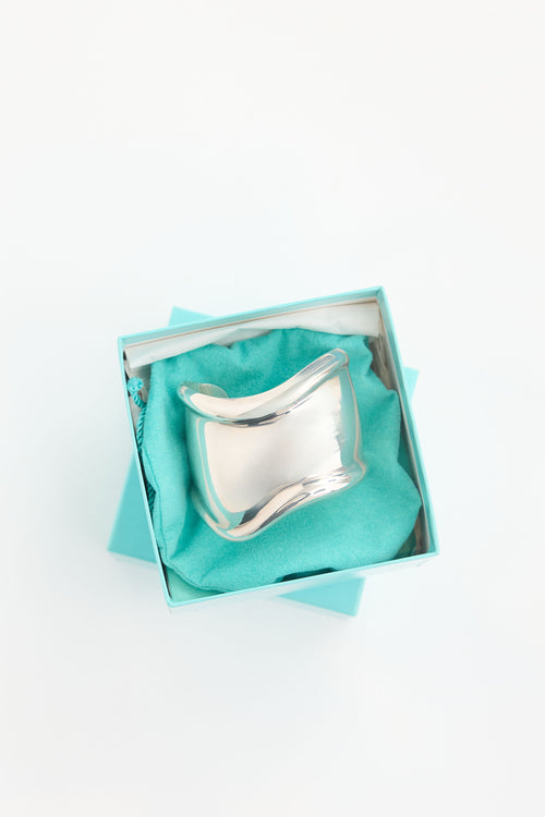 Tiffany & Co. X Elsa Peretti Sterling Silver Bone Cuff