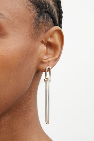 Tiffany & Co. Sterling Silver HardWear Drop Earring