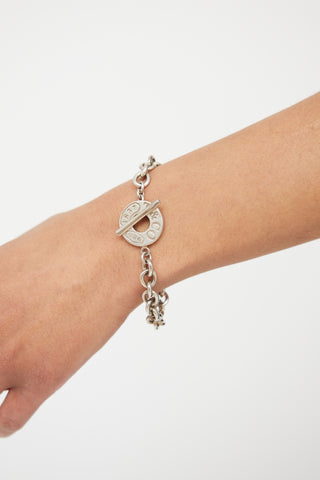 Tiffany & Co. Sterling Silver 1837 Toggle Bracelet