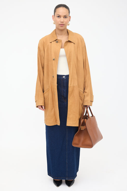 The Row Leather Soft Margaux 15 Bag