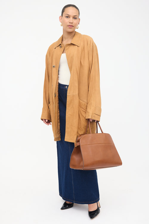 The Row Leather Soft Margaux 15 Bag