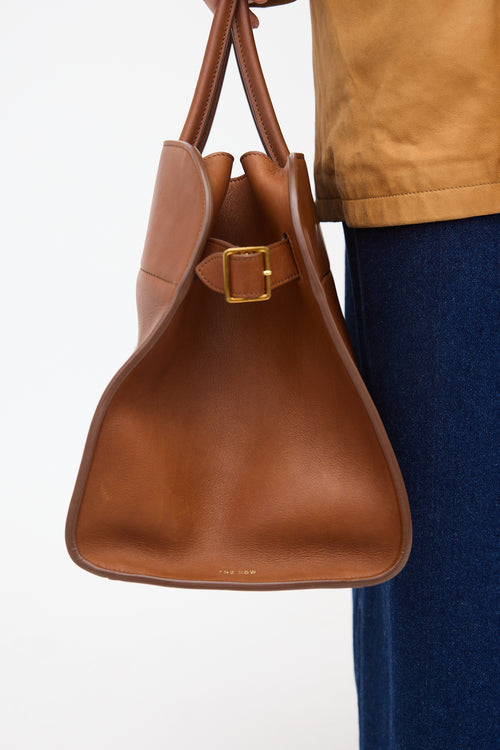The Row Leather Soft Margaux 15 Bag