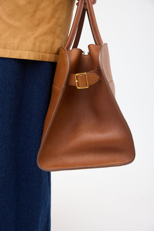 The Row Leather Soft Margaux 15 Bag
