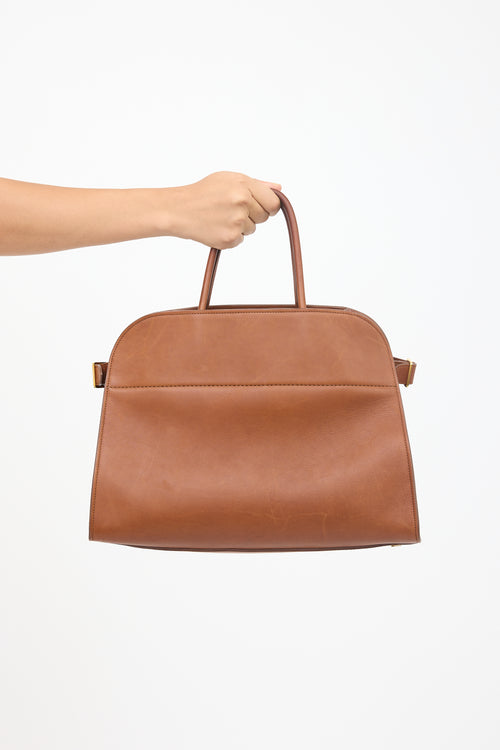 The Row Leather Soft Margaux 15 Bag