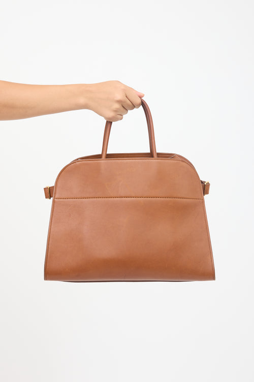 The Row Leather Soft Margaux 15 Bag