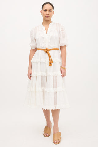 Zimmermann Amelie Belted Dress