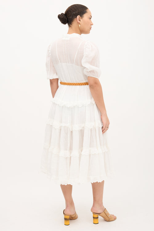 Zimmermann Amelie Belted Dress
