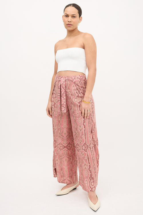 Zimmermann Paisley Realm Wrap Pant
