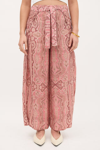 Zimmermann Paisley Realm Wrap Pant