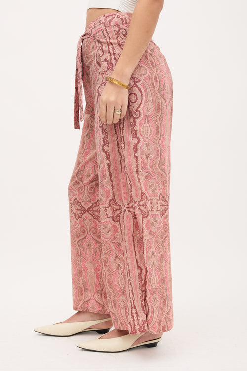 Zimmermann Paisley Realm Wrap Pant