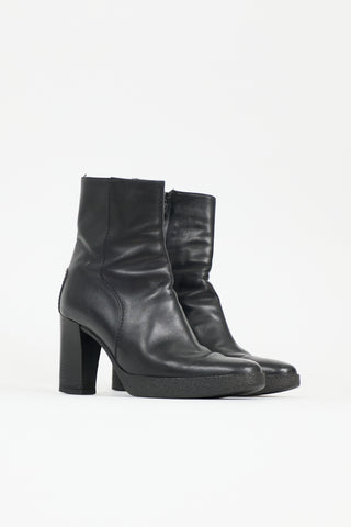 Tod's Leather Zip Boot