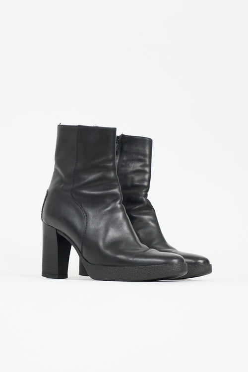 Tod's Leather Zip Boot