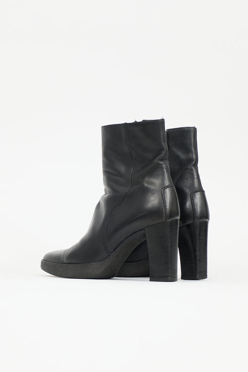 Tod's Leather Zip Boot