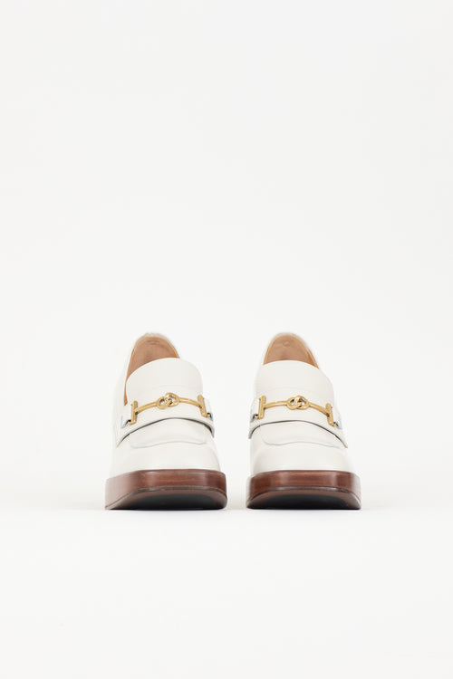 Tod's Leather Heeled Loafer