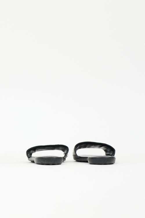 Tod's Leather Studded Slide