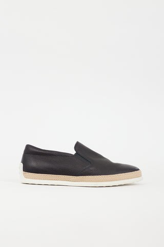 Tod's Leather Slip On Sneaker