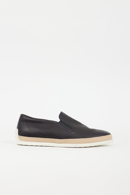 Tod's Leather Slip On Sneaker