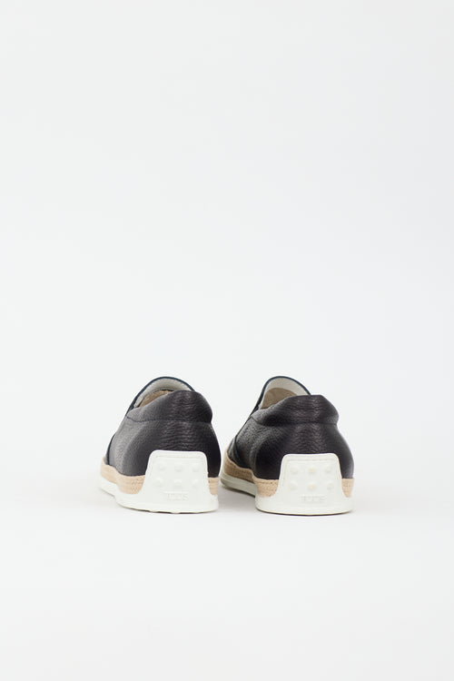 Tod's Leather Slip On Sneaker