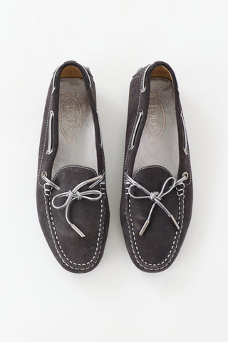 Tod's Suede Gommino Boat Loafer