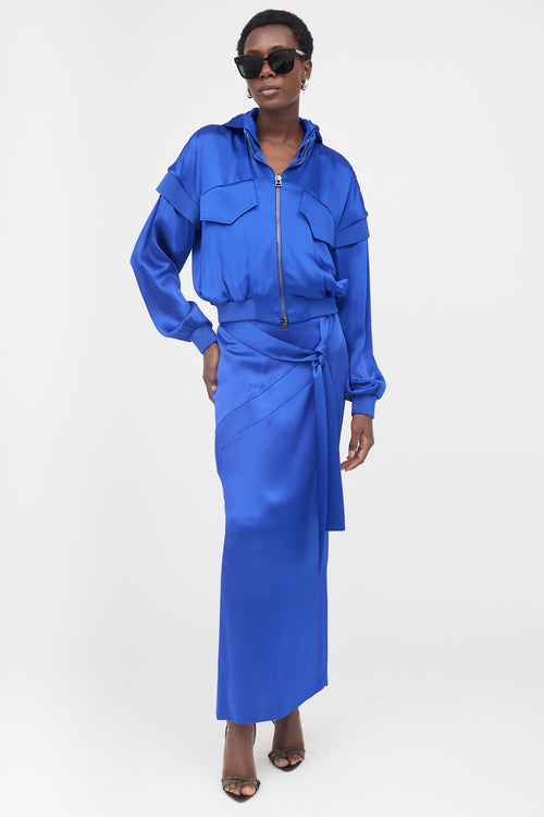 Tom Ford 2022 Satin Bomber Jacket