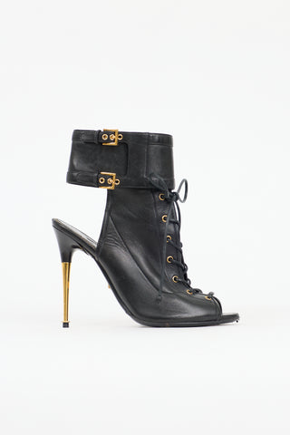 Tom Ford SS 2014 Leather Lace Up Bootie