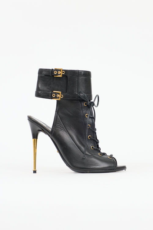 Tom Ford SS 2014 Leather Lace Up Bootie