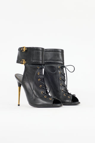 Tom Ford SS 2014 Leather Lace Up Bootie