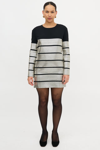 Tom Ford Leather Chain Detail Dress