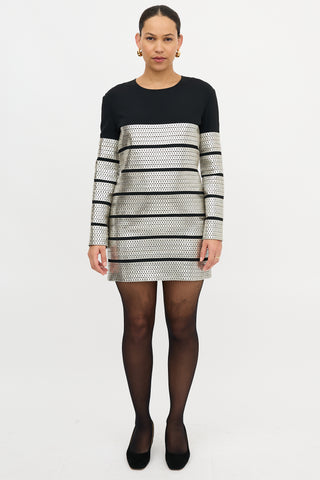 Tom Ford Leather Chain Detail Dress