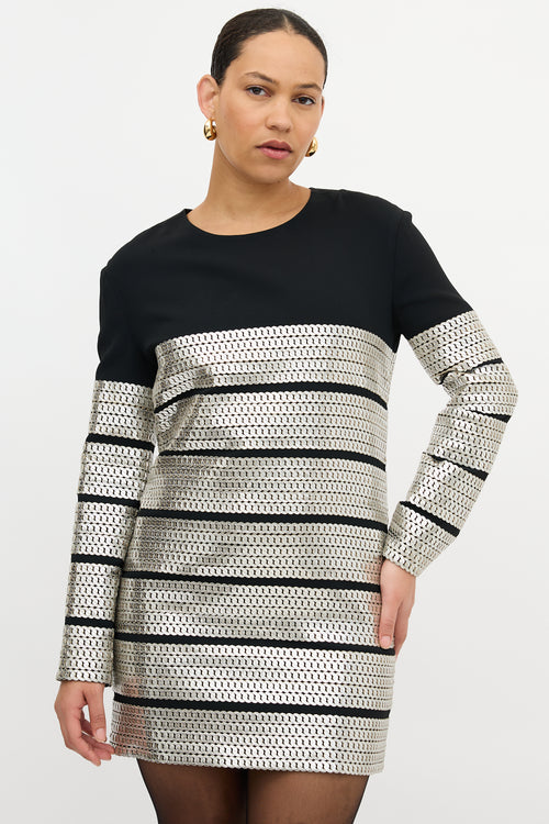 Tom Ford Leather Chain Detail Dress