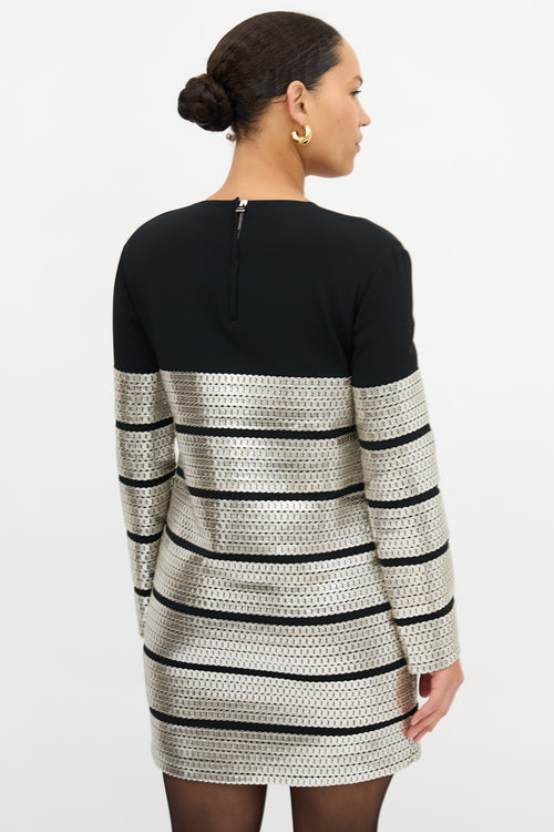 Tom Ford Leather Chain Detail Dress