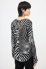 Tom Ford Silk Sheer Printed Blouse