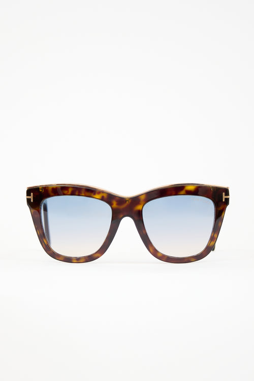 Tom Ford Julie TF685 Oversized Sunglasses