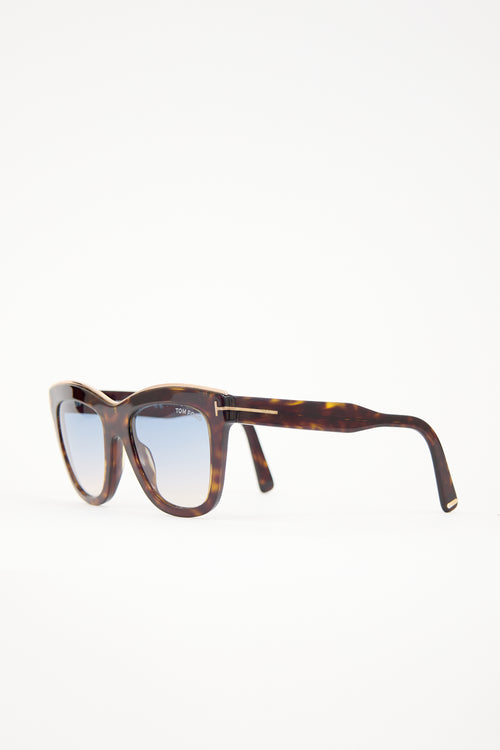 Tom Ford Julie TF685 Oversized Sunglasses
